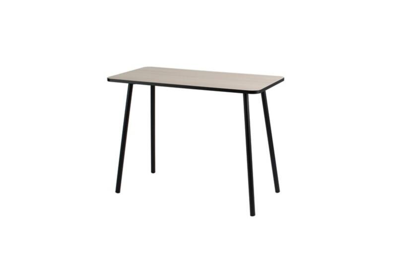 Paperflow Homeoffice-Schreibtisch Rechteckig Eiche 4 Metallfüße 1.140 (B) x 600 (T) x 750 (H) mm Melamin