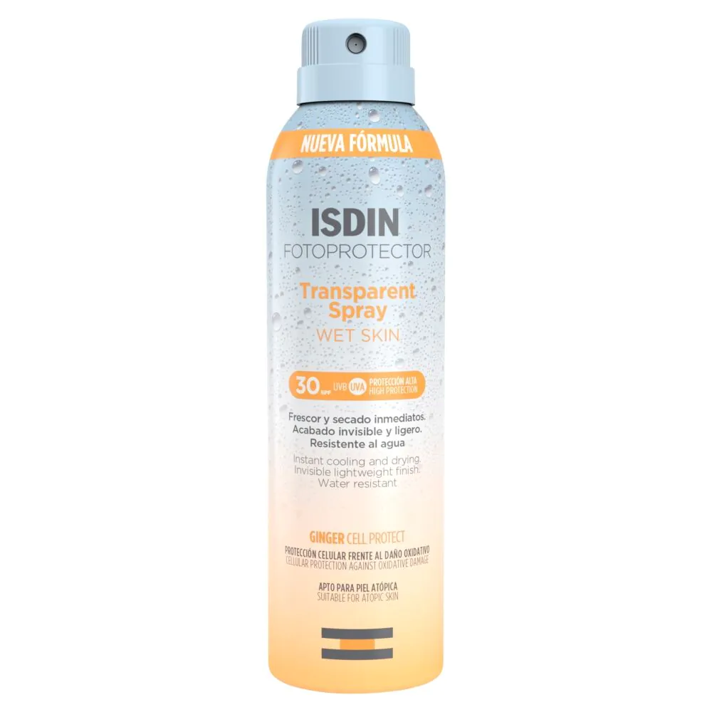 Isdin Fotoprotector prozirni sprej za vlažnu kožu SPF30