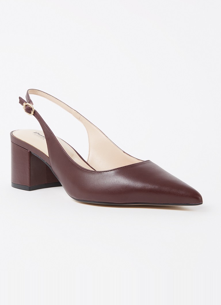 Pantofi cu toc din piele Dune London Compelled