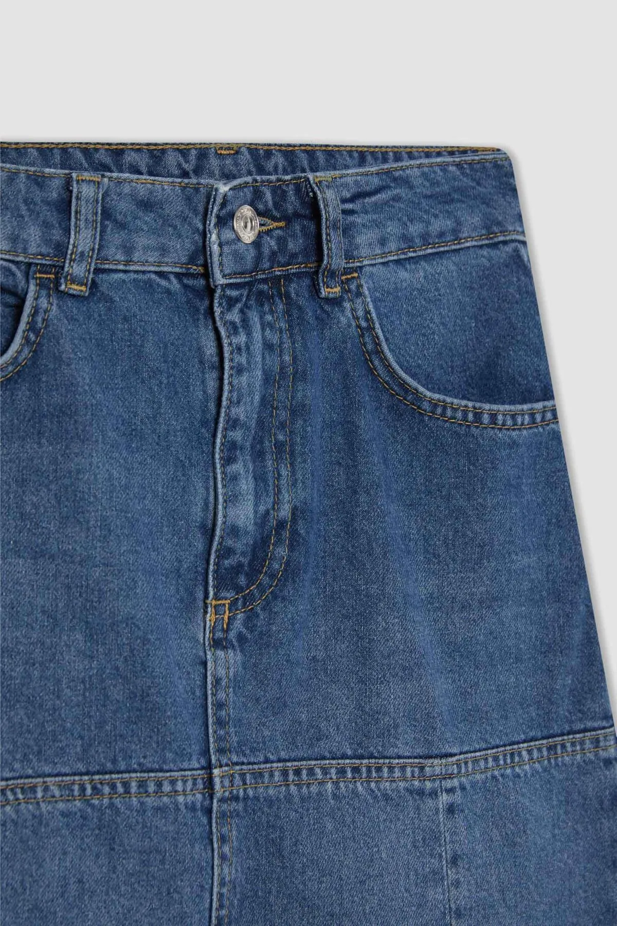 DeFacto  Lang geschnittener Jeans-Midirock B3237ax23wn