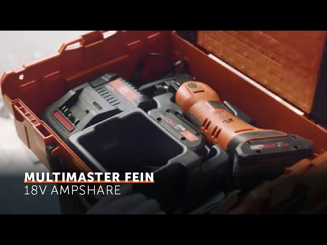 Fein 71902560000 Set reparație geamuri auto 2 mașini AKP 18-600 AS + AMM 700 1.7 Q AS 2x acumulatori 18V 4.0Ah și încărcător