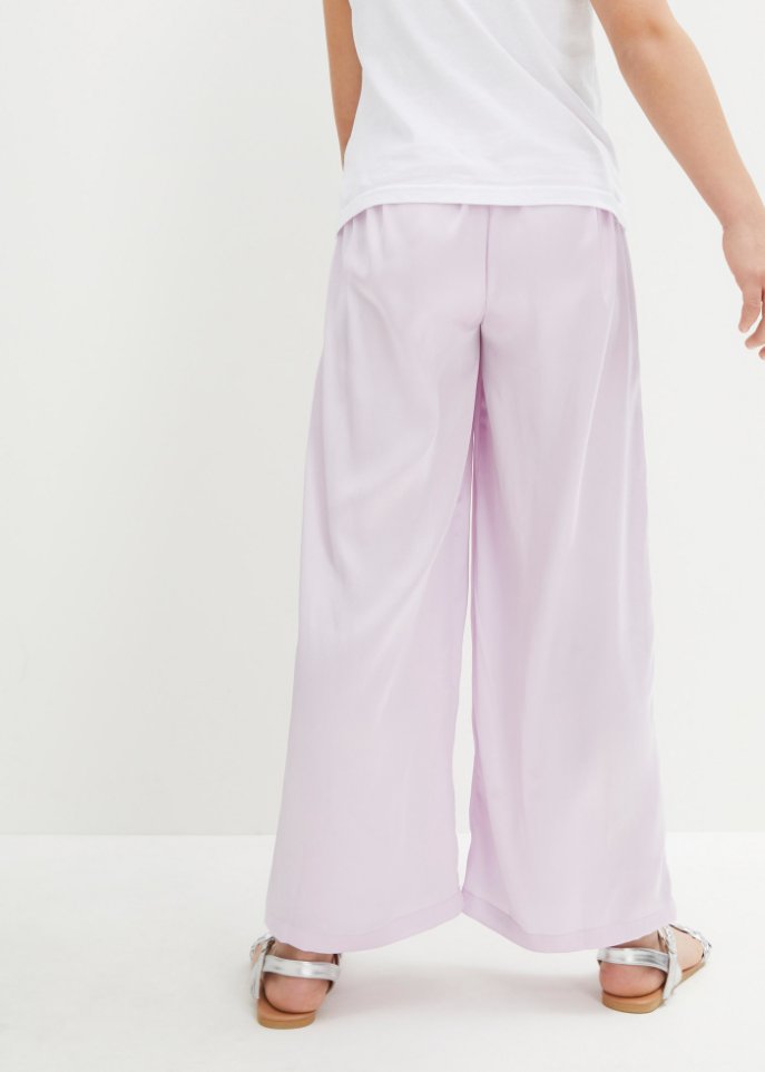 Mädchen Satinhose mit Gummibund