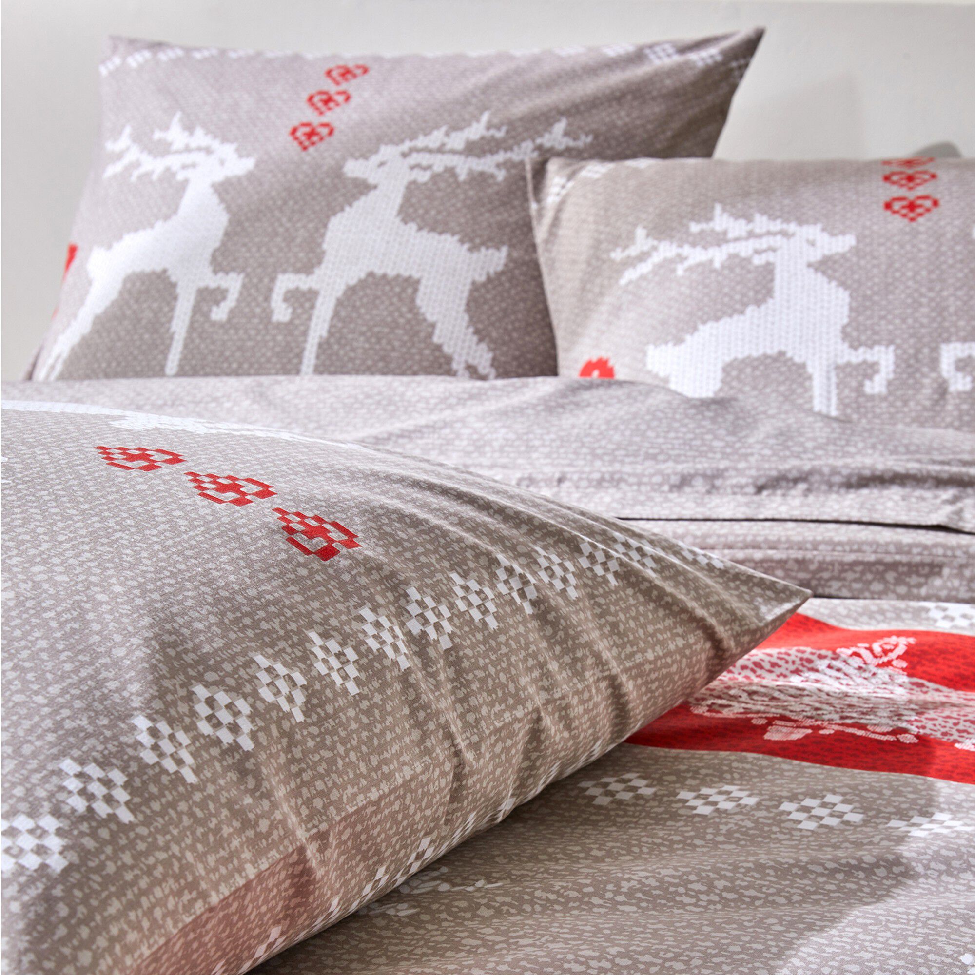 Linge de lit Cerfy en coton