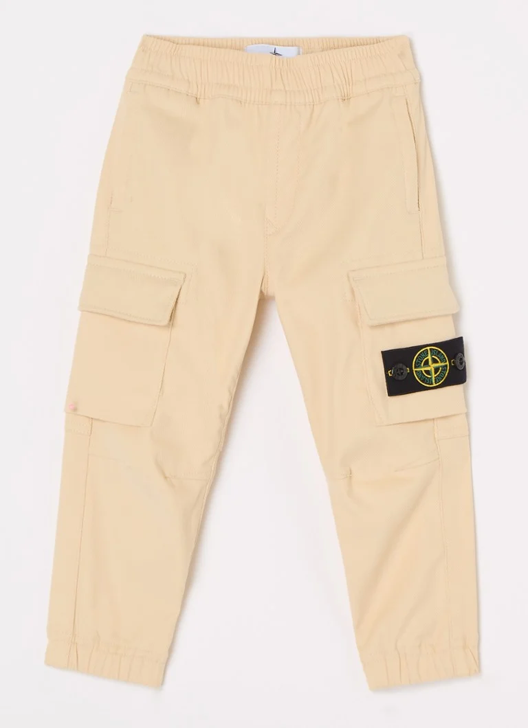 Pantaloni cargo conici Stone Island 30714 cu logo