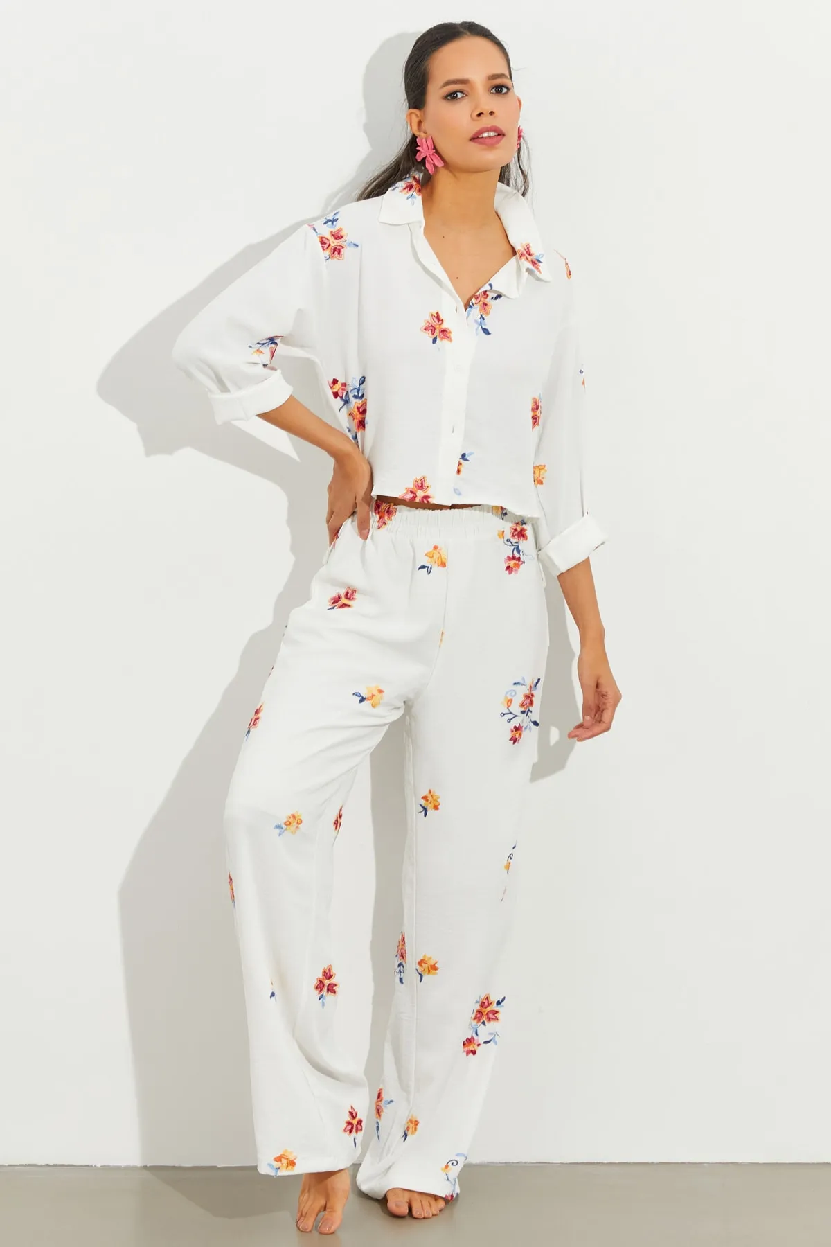 Cool & Sexy  Zweiteiler - Weiß - Regular Fit