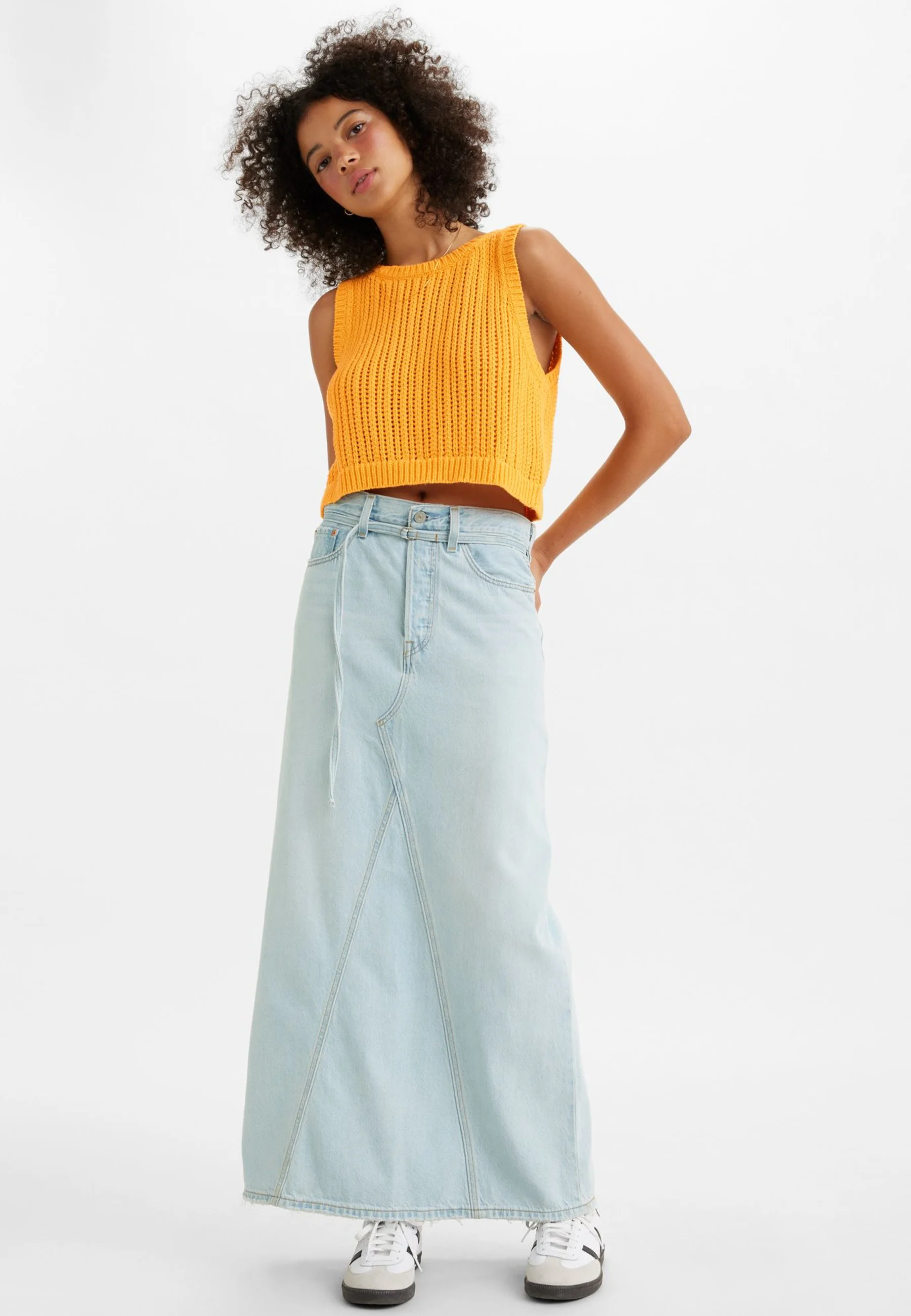 Levi's® ICONIC LONG SKIRT BELT - Falda larga
