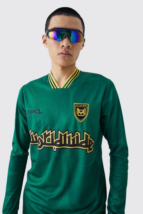 Langärmliges Wordwide Football Hemd