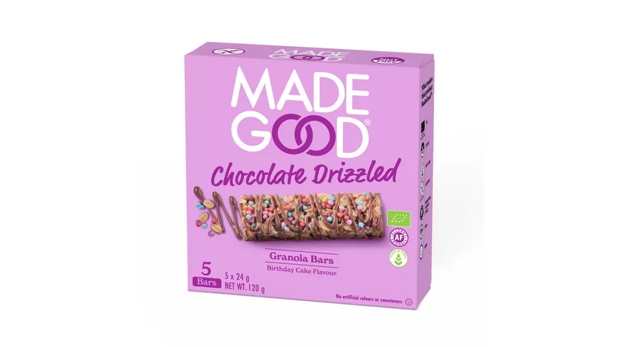 MADEGOOD Bio Müsliriegel mit Schokolade und 