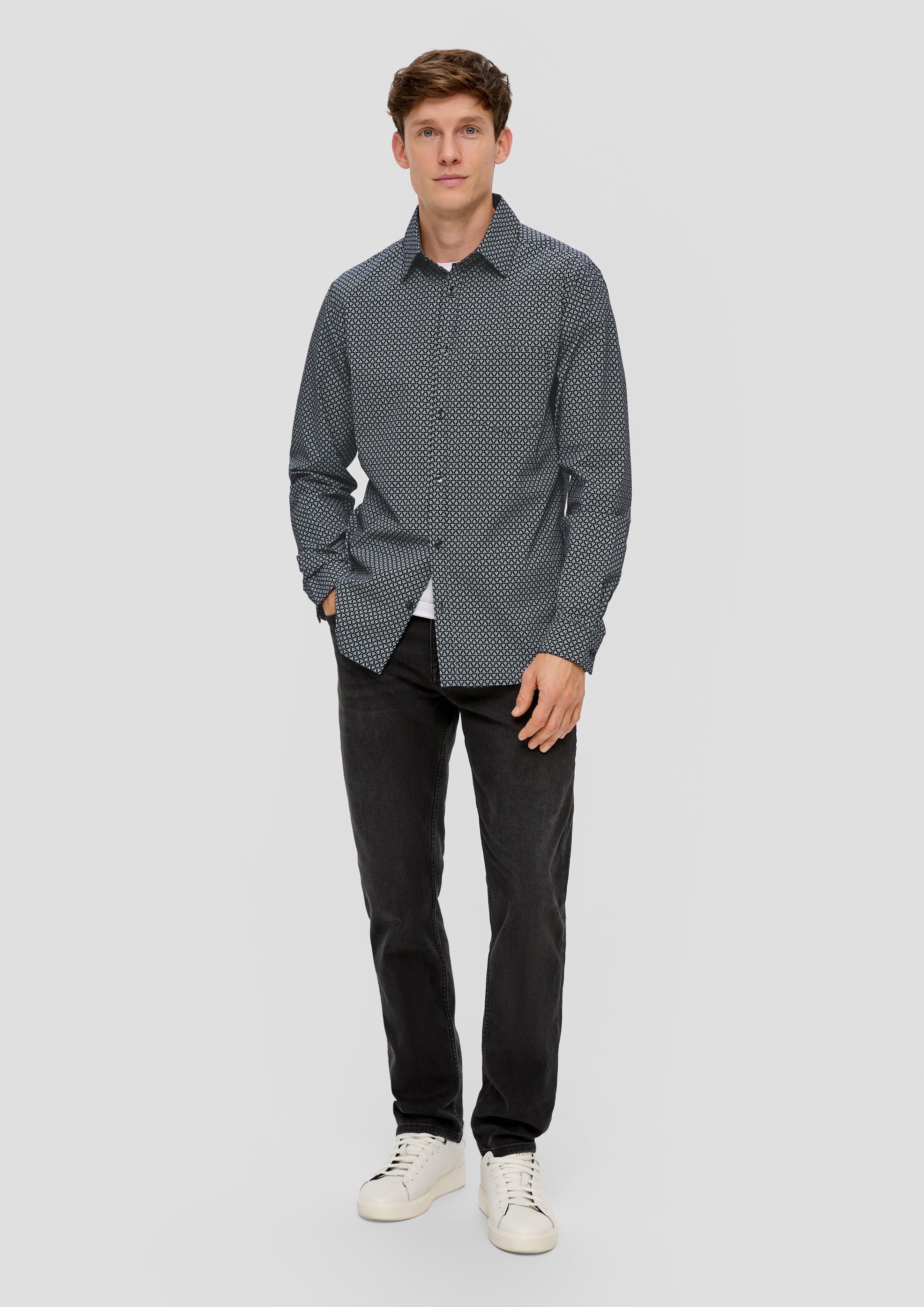 Slim: Hemd aus Baumwollstretch  2137934-59A1