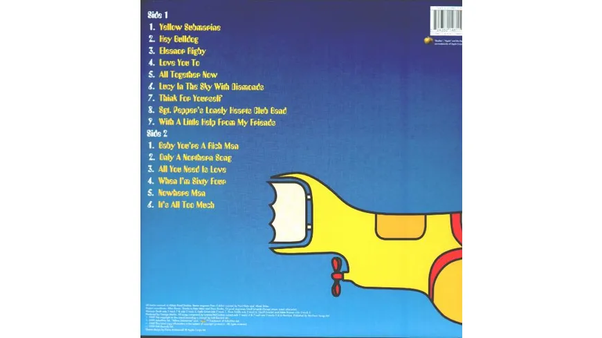 Yellow Submarine Songtrack