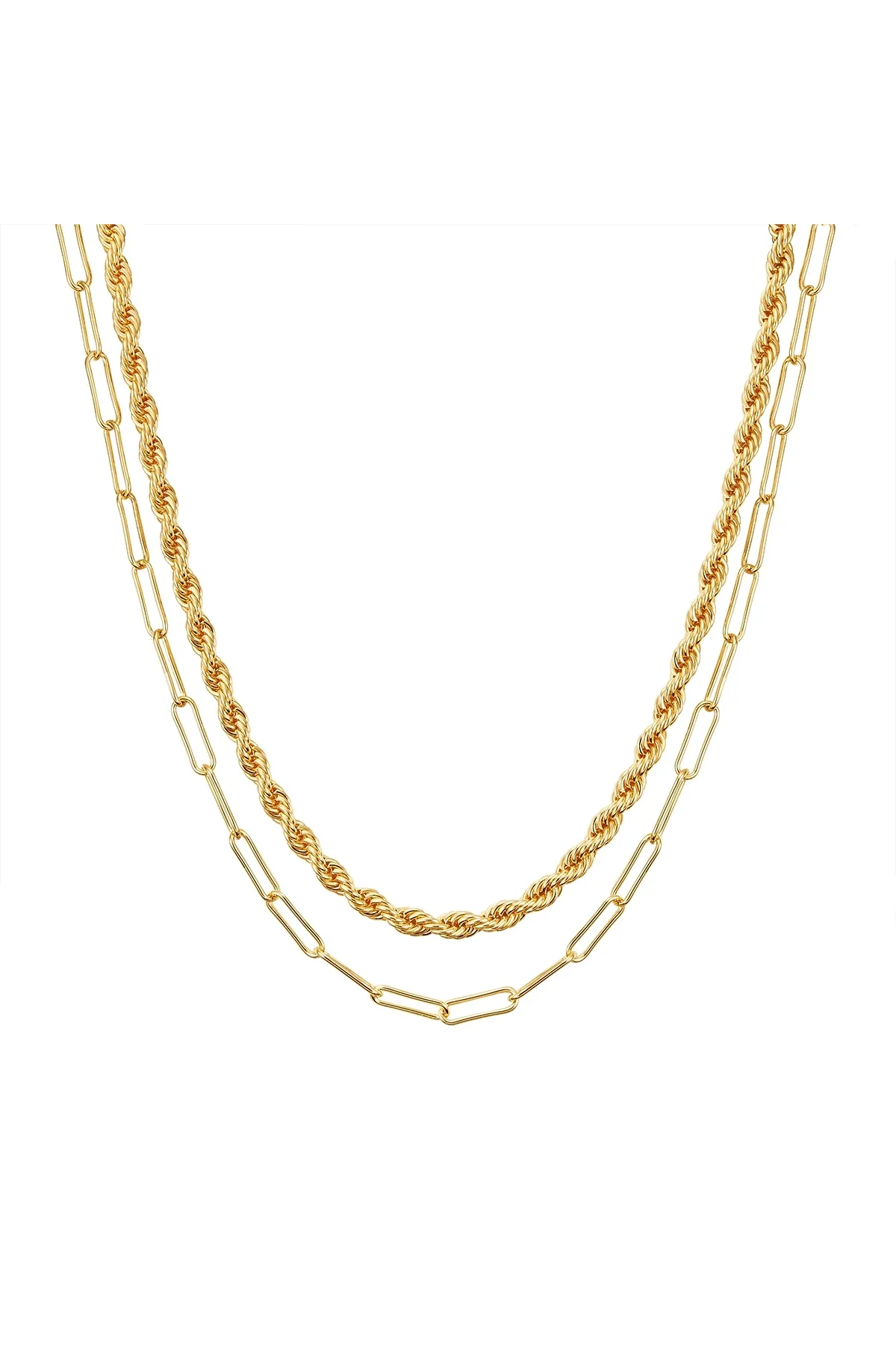 YOKOAMİİ  Modeschmuckhalskette Kette gelbgold