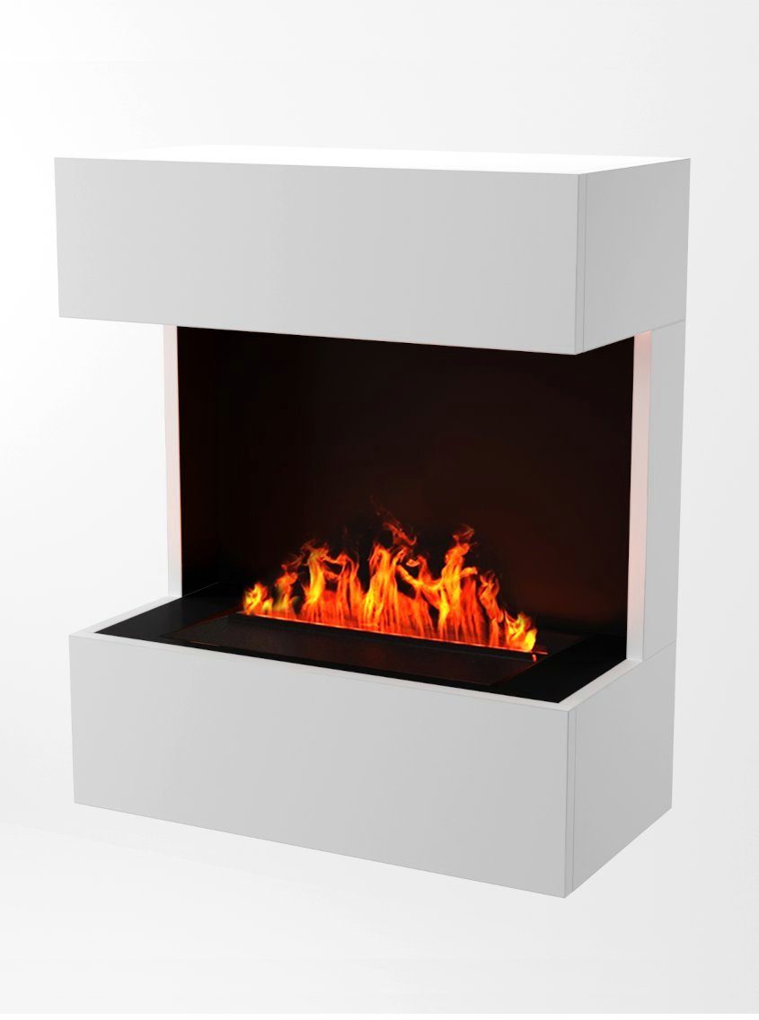 Kaminlicht Elektrokamin Freytag Wasserdampf Kamin, Elektrischer Kamin, Wasserdampfkamin mit 3D Feuer und Knisterfunktion