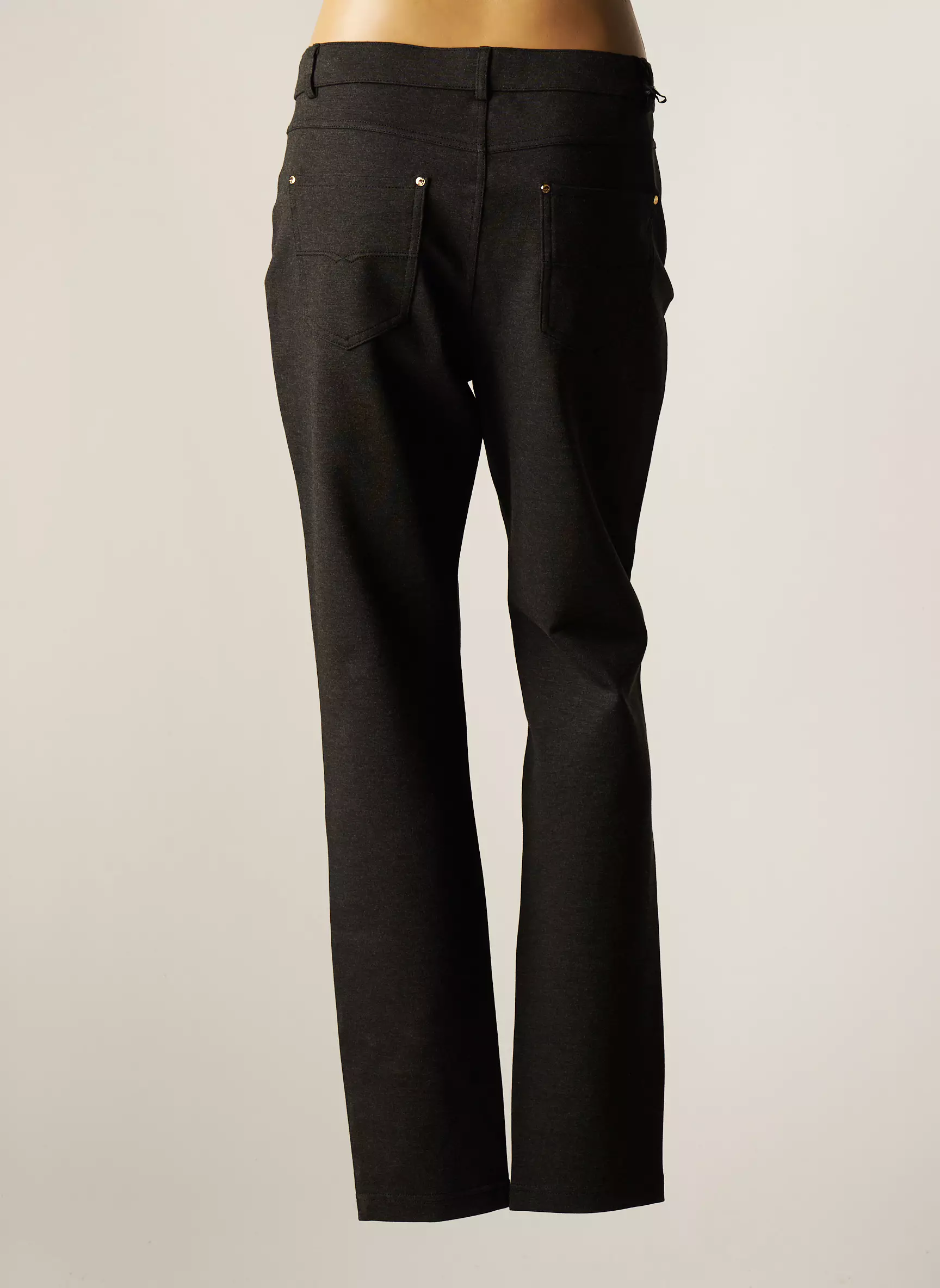Lcdn Pantalons Slim Femme couleur gris