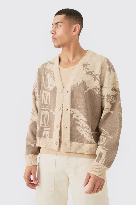 Kastiger Oversize Cardigan