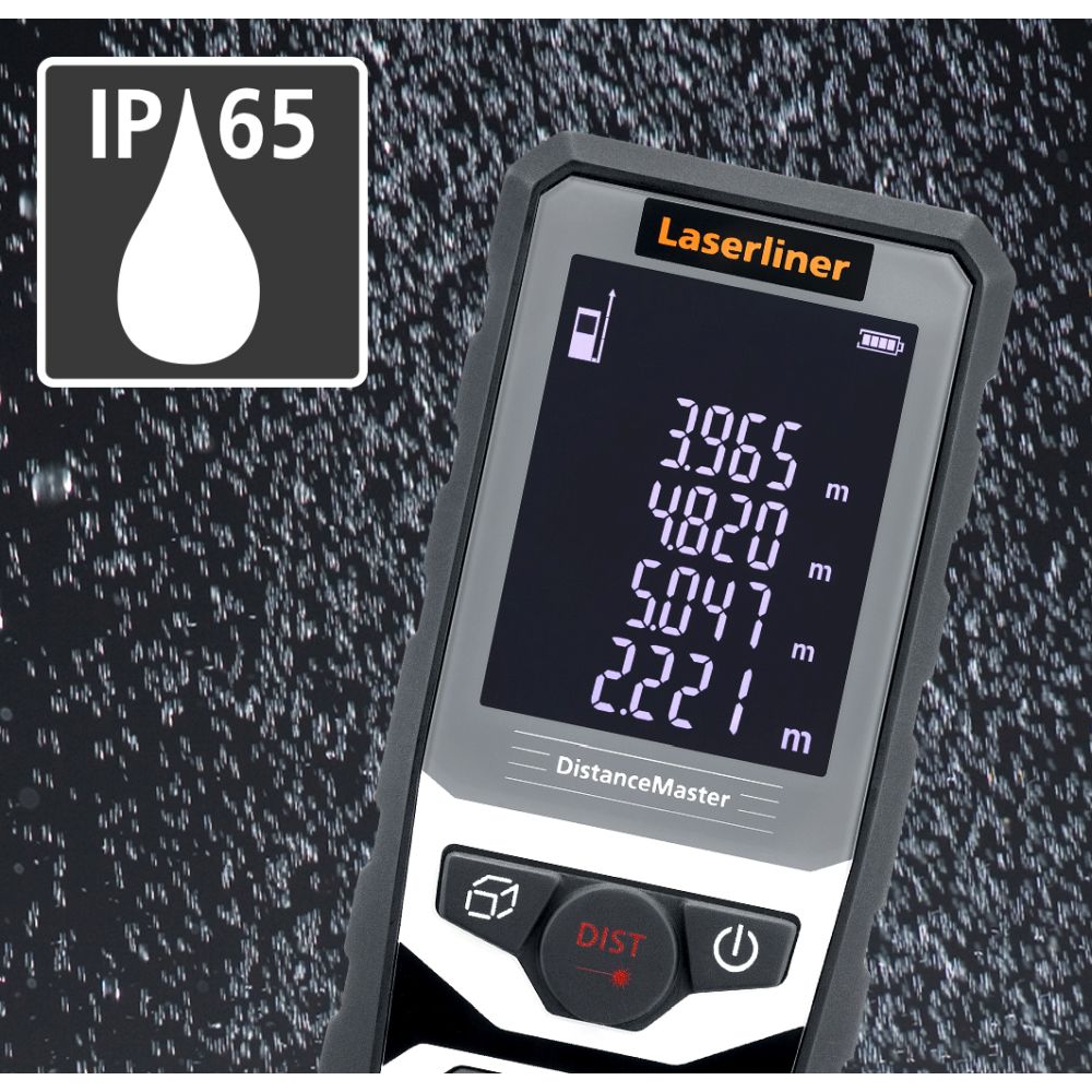 Laserliner 080.982A DistanceMaster 50 Laser Distance Meter 50m