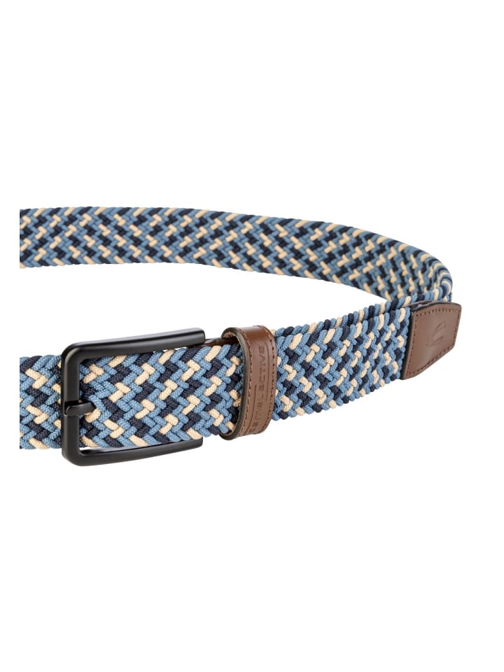 Camel Active Multicolour Flechtgürtel in Blau-Beige günstig kaufen