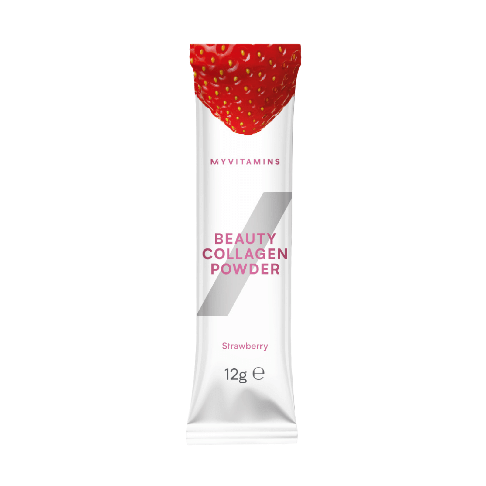Myvitamins Beauty Collagen Powder , Strawberry, 12g
