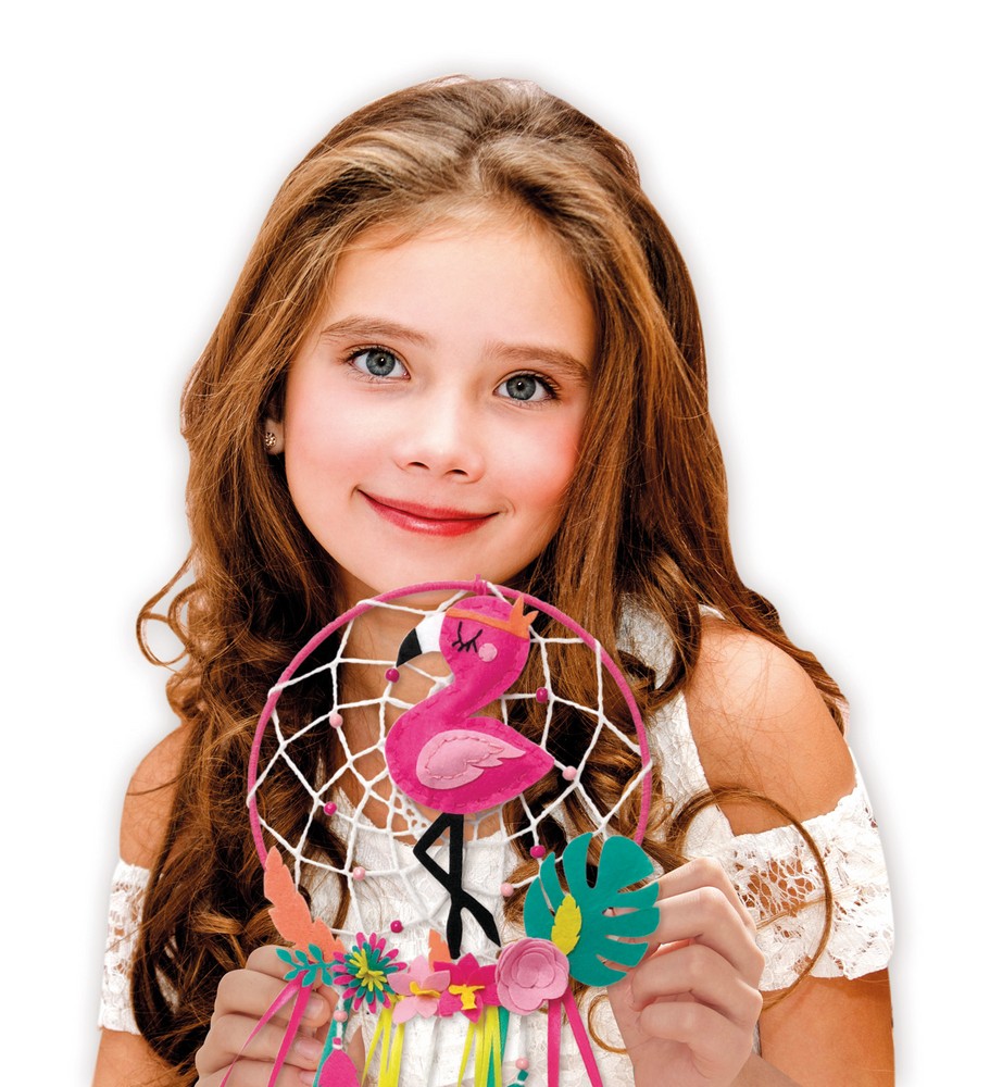 LENA Dreamcatcher Flamingo, Faltschachtel