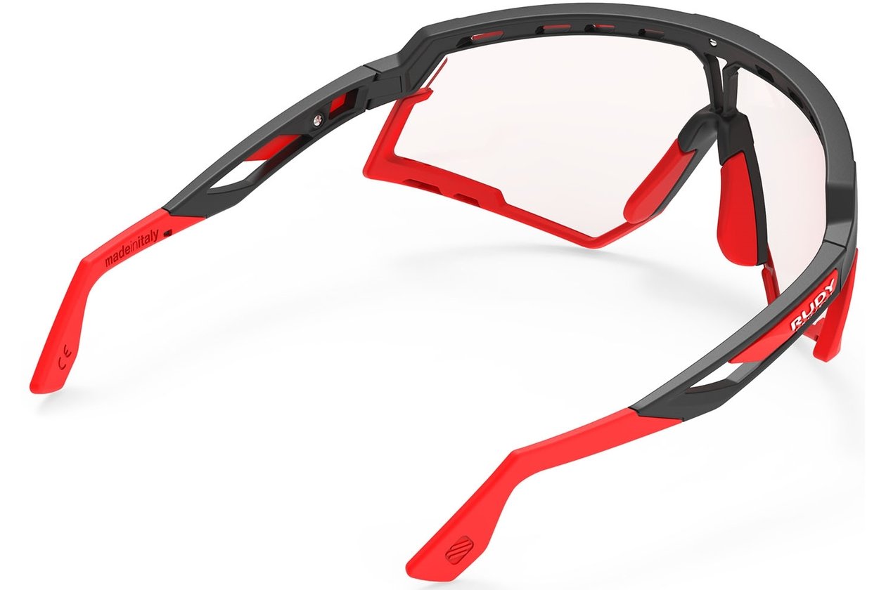 Rudy Project Defender Black Matte Red Fluo / Impactxphoto2 Red