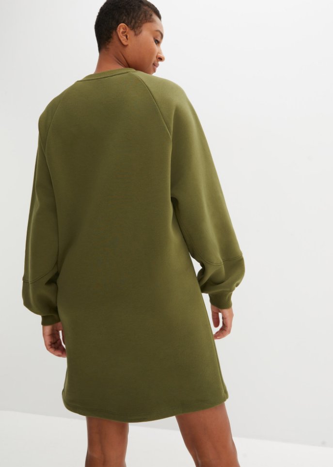 Sweatkleid mit Raglanärmel