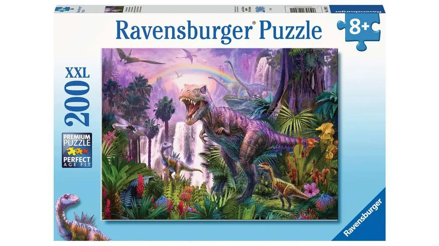 Ravensburger Puzzle - Dinosaurierland, 200 XXL Teile
