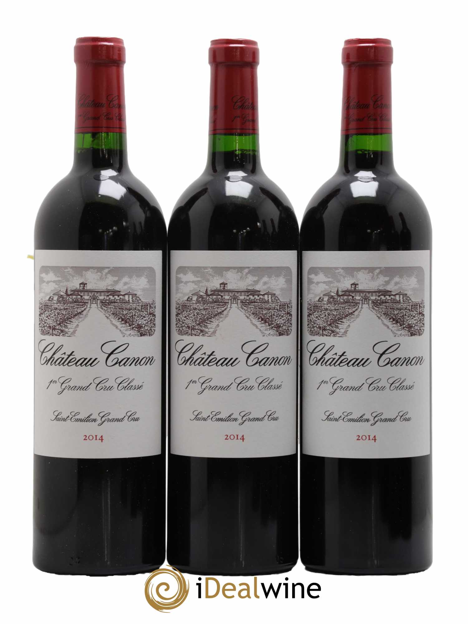 Château Canon 1er Grand Cru Classé B  2014 - Lot de 6 Bouteilles