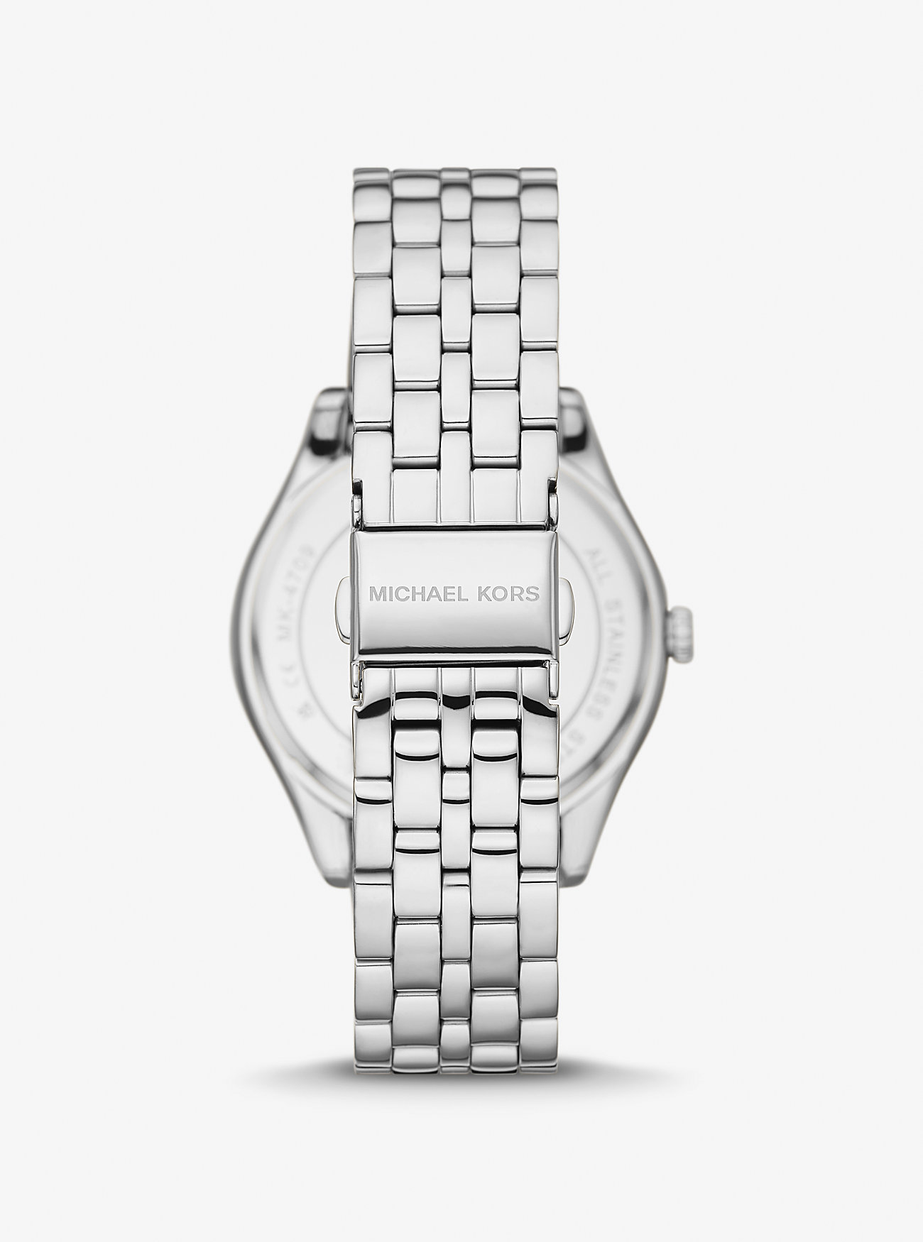 Harlowe Pavé Silver-Tone Watch - SILVER
