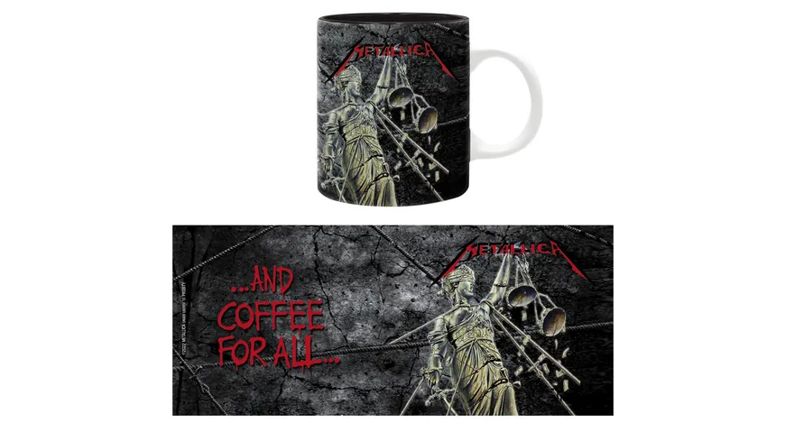 METALLICA - Tasse - 320 ml - ...And Coffee For Al
