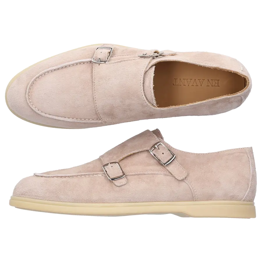 EN AVANT - Loafer 538 Veloursleder - beige
