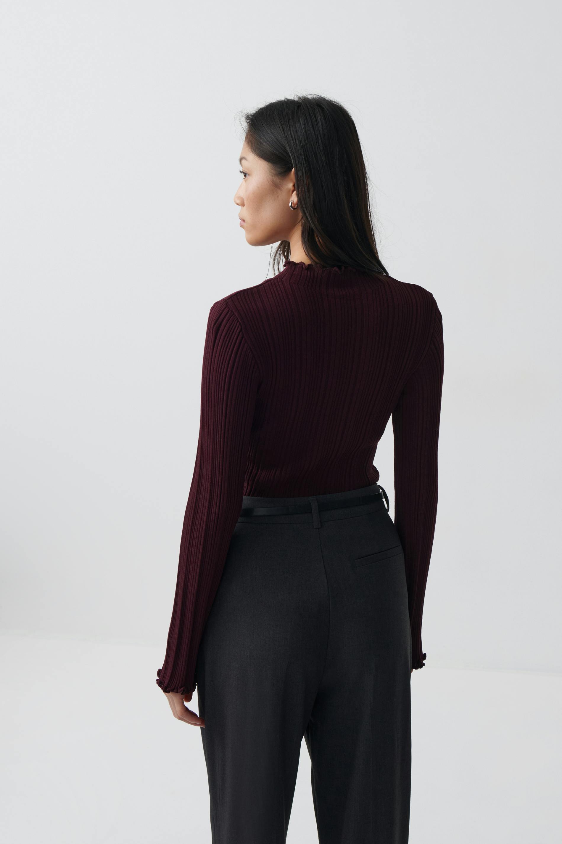 Knitted babylock top