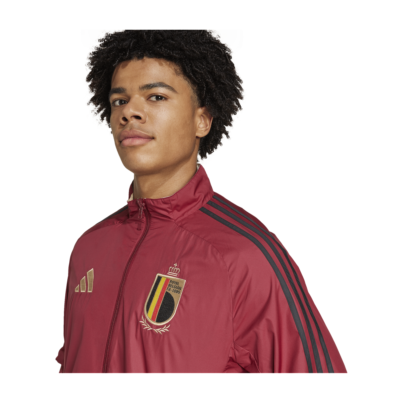 adidas Belgien Anthem Jacke Blau