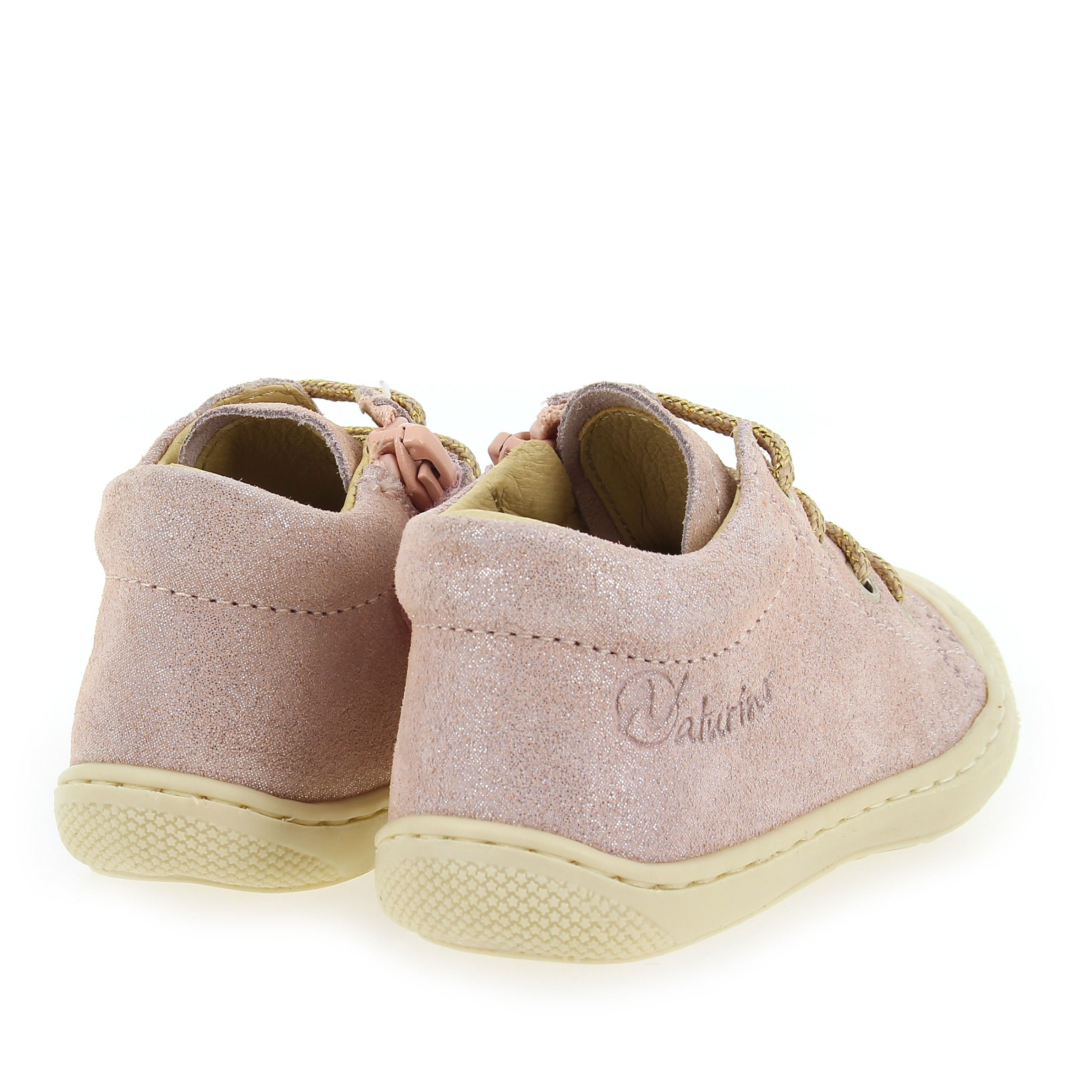 Naturino  COCOON ZIP SUEDE - Rose irisé