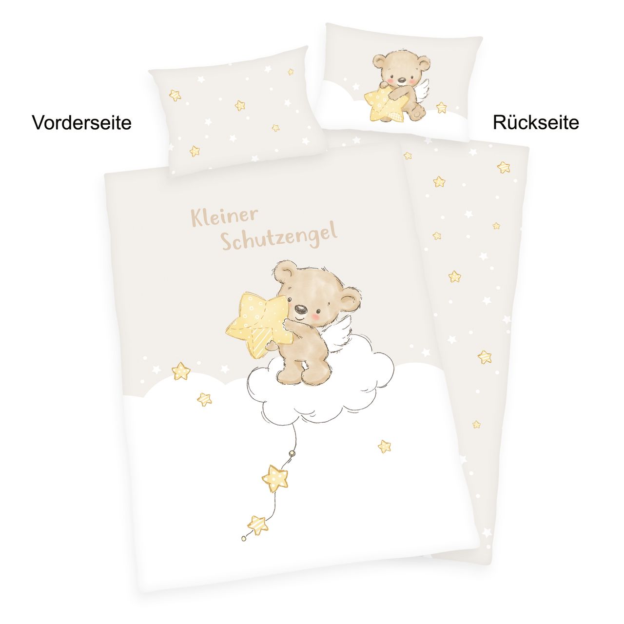 Herding Kleiner Schutzengel Flanell-Bettwäsche 