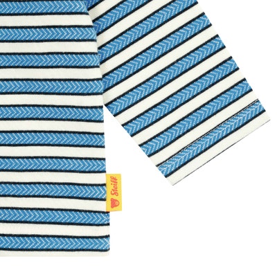 T-Shirt langarm, mittelblau für Jungs