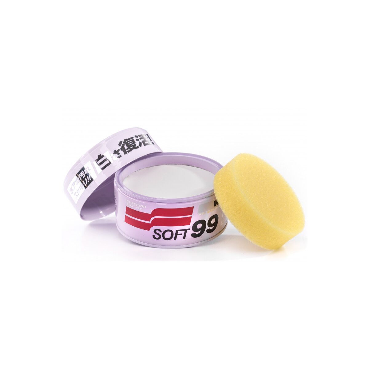 Soft99 White Wax weiches Autowachs 350g