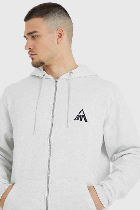 Tall Man Core Zip Through Hoodie
