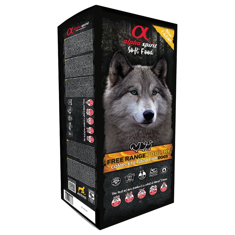 alpha spirit Semi-Moist Complete Free Range Poultry