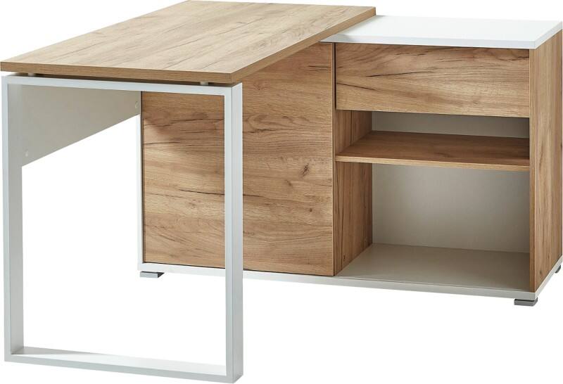 GERMANIA Schreibtisch Lioni 4156 Braun 1.200 x 1.170 x 750 mm