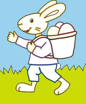Allererstes Malen: Ostern