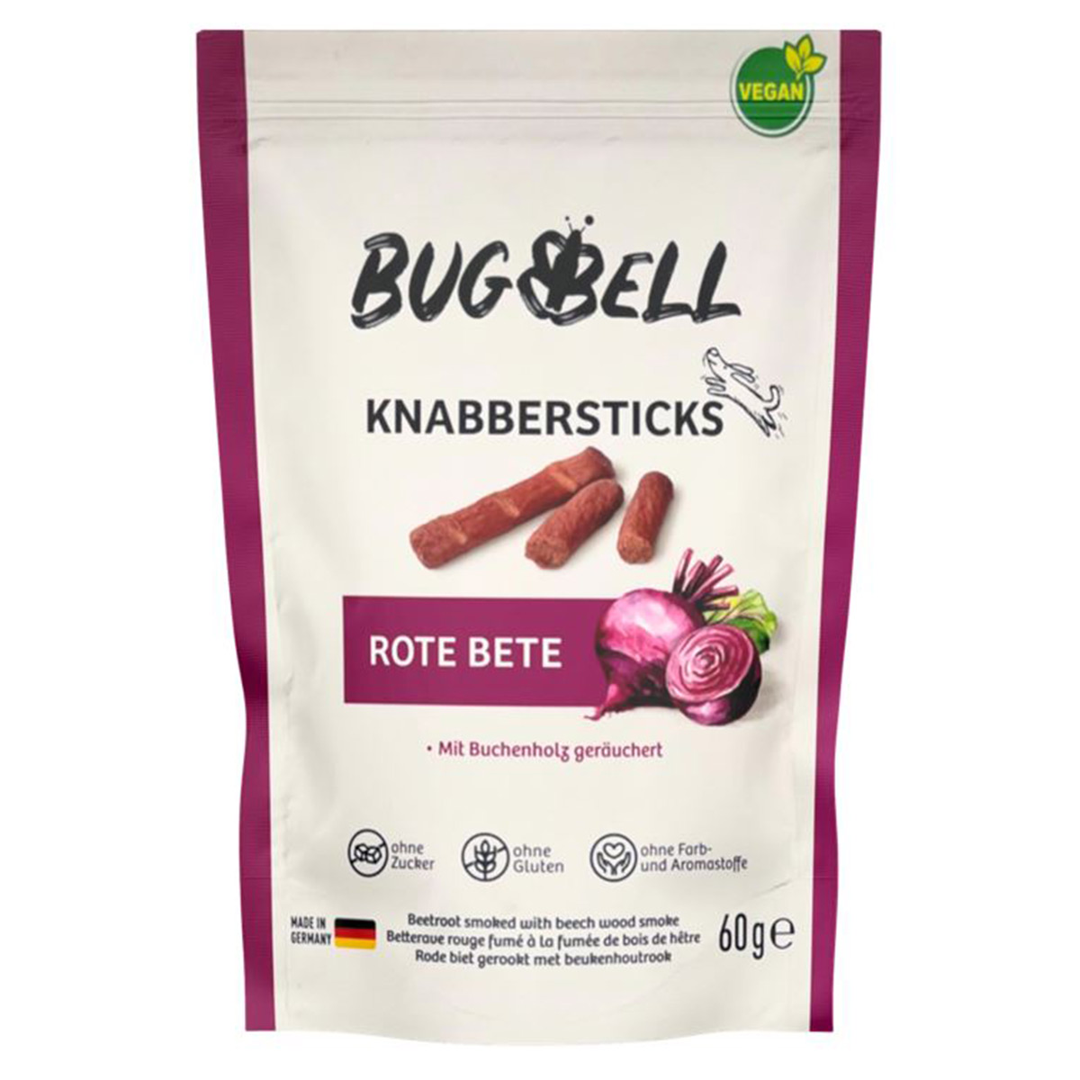 BugBell Knabbersticks Adult Rote Bete 60g kaufen bei ZooRoyal