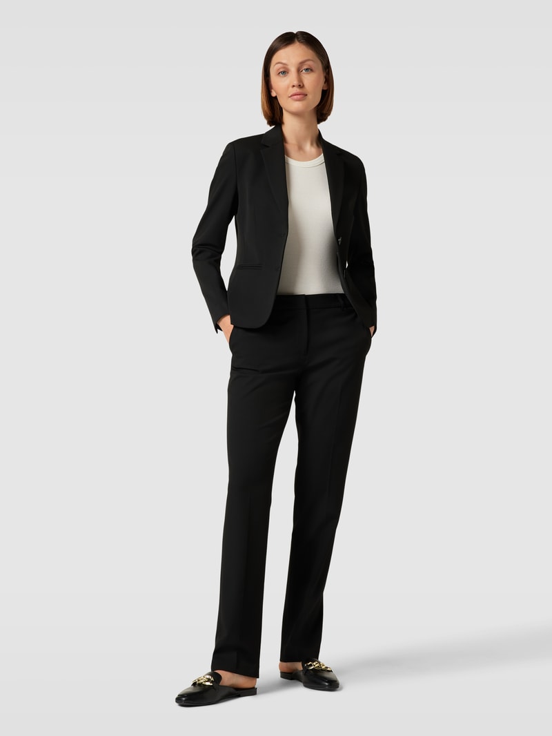 Blazer mit Paspeltaschen in schwarz