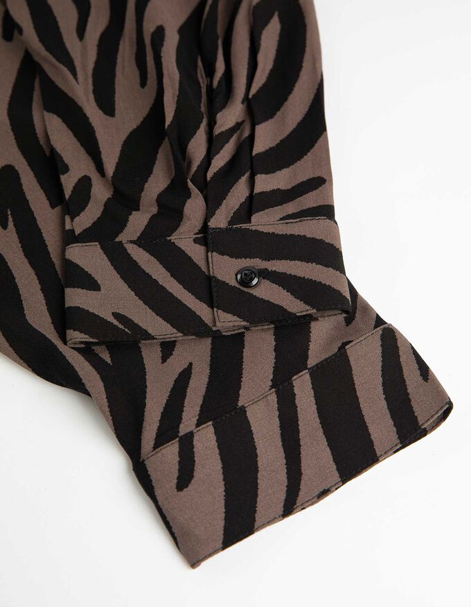 Bluse - Animal-Muster
