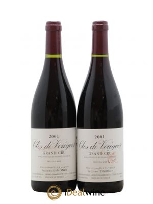 Clos de Vougeot Grand Cru Domaine Frédéric Esmonin 2001 - Lot de 2 Bouteilles