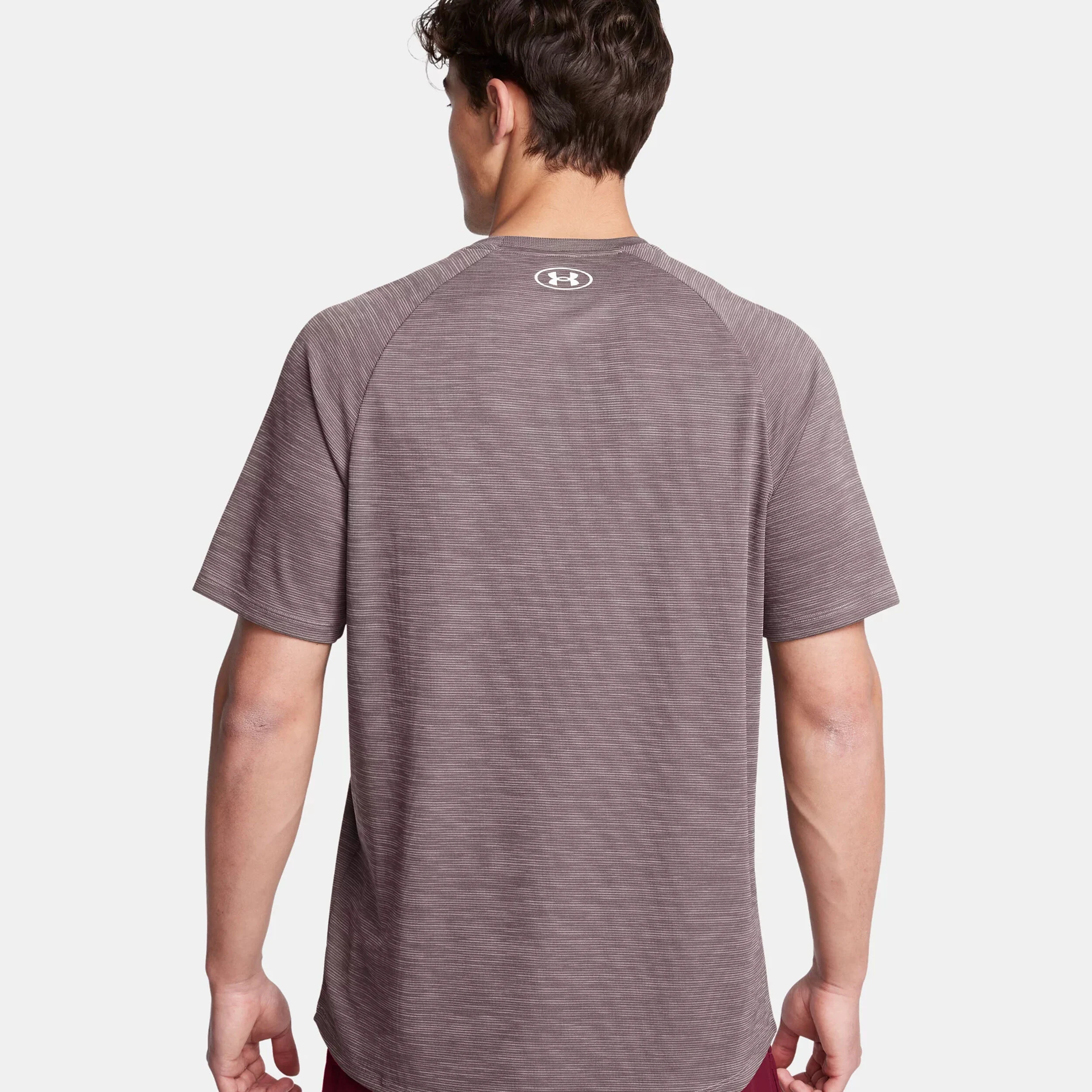 Tech Textured T-Shirt Herren - Grau