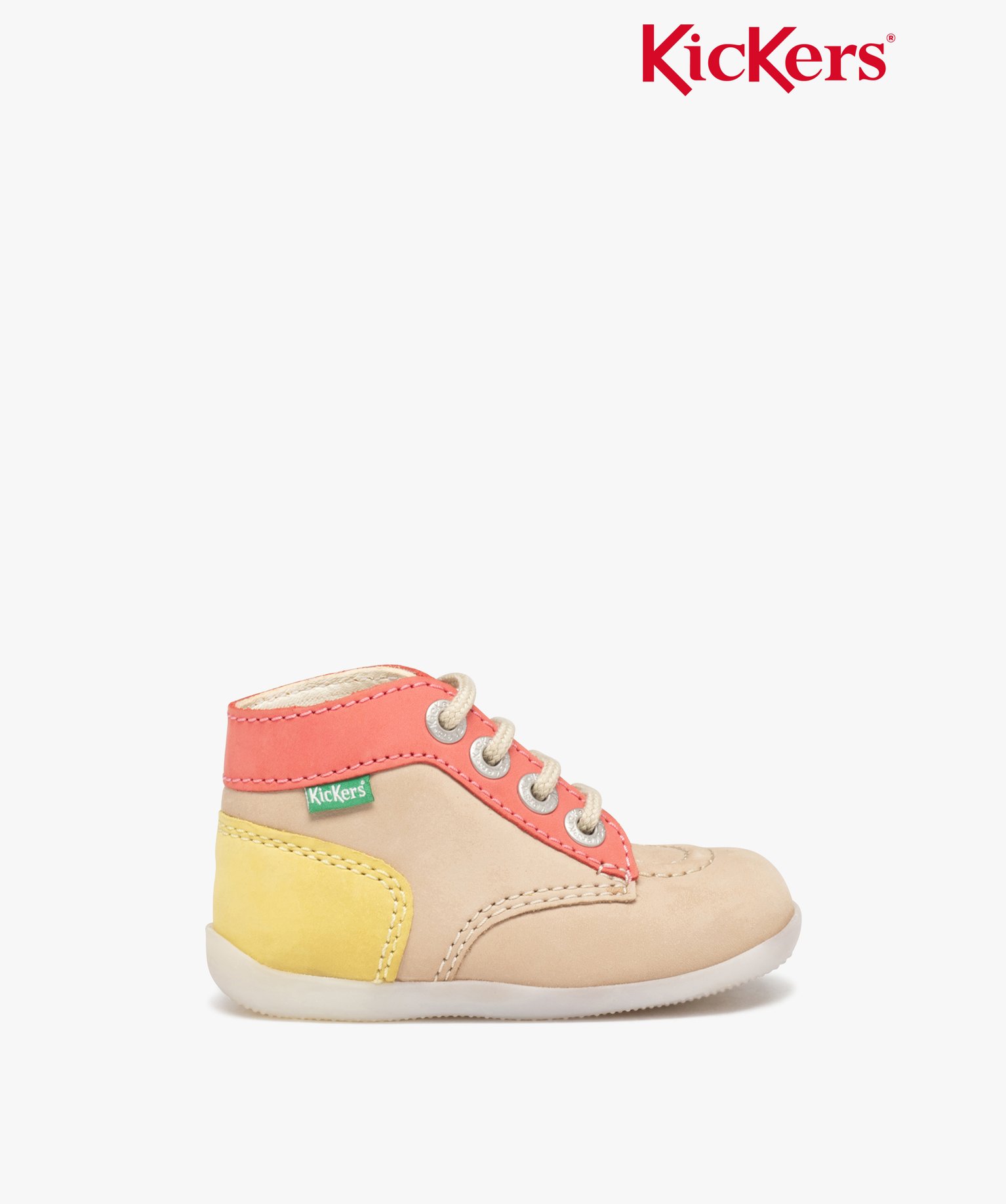 Chaussures premiers pas bébé fille en cuir multicolores - ... taupe | GEMO