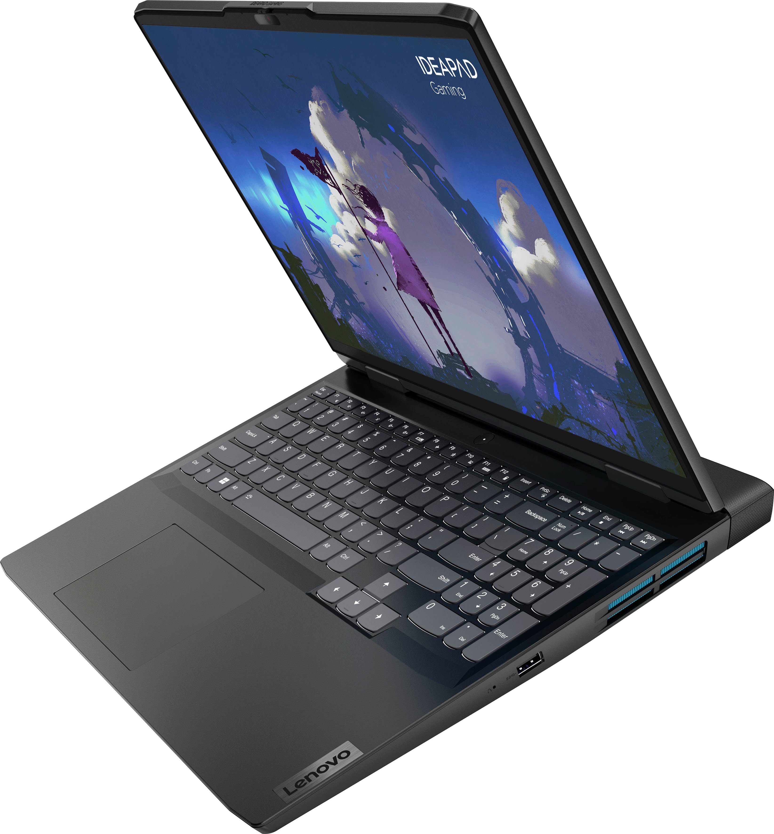 Lenovo IdeaPad Gaming 3 16IAH7 Gaming-Notebook (40,6 cm/16 Zoll, Intel Core i5 12450H, GeForce RTX 3050 Ti, 512 GB SSD, 3 Monate kostenlos Lenovo Premium Care)