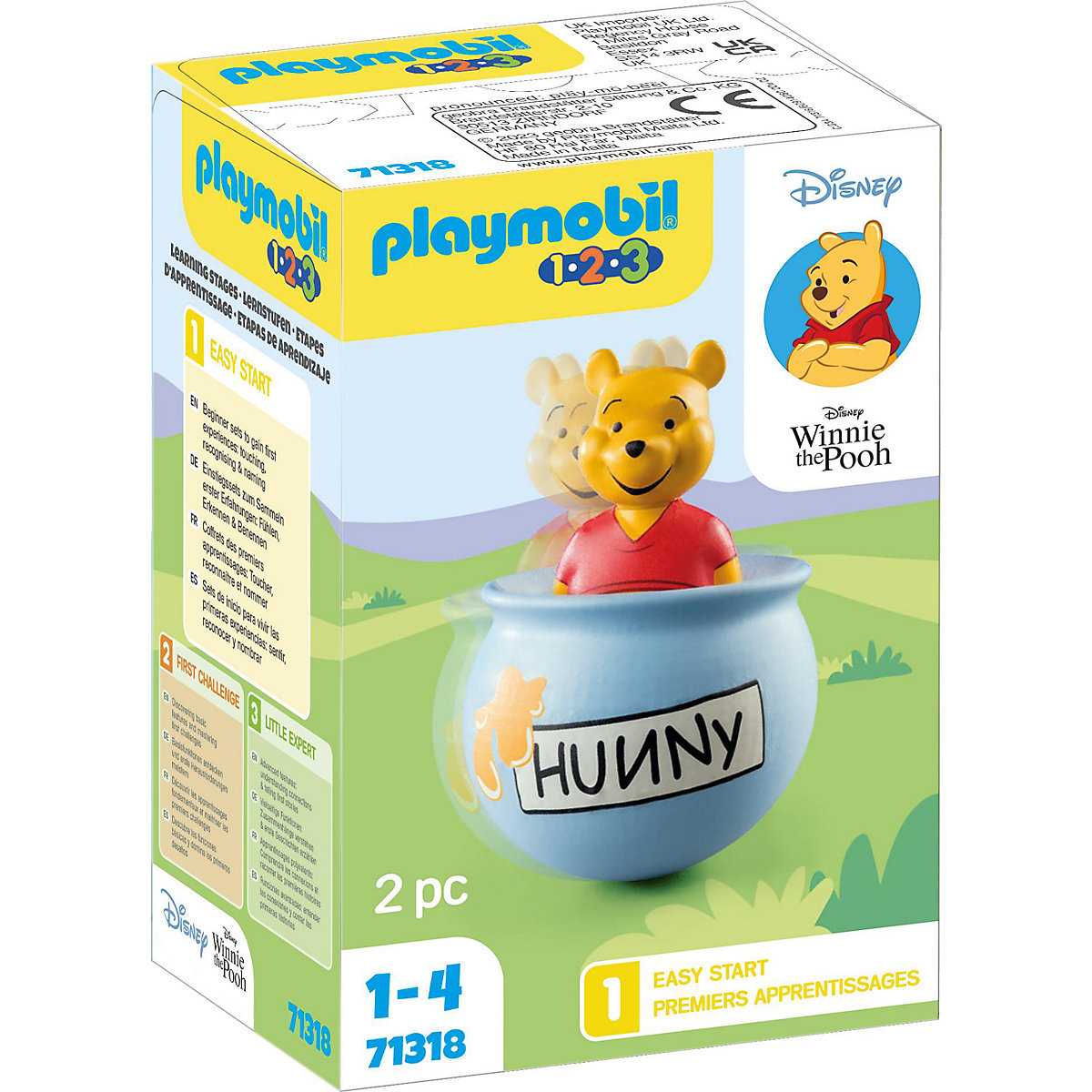 PLAYMOBIL 1.2.3 &  : Winnies Stehauf Honigtopf 71318