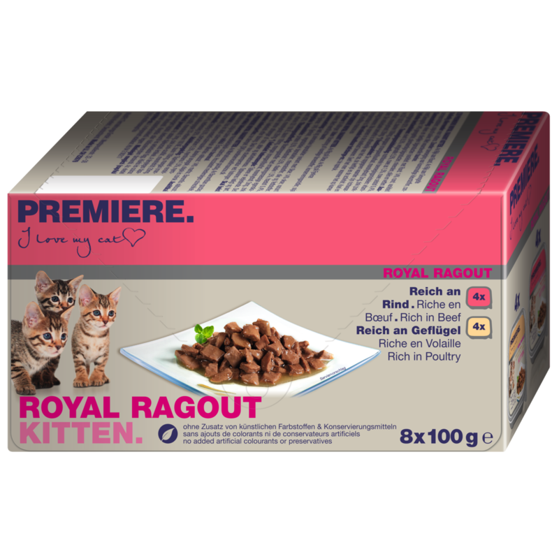 PREMIERE Nassfutter PREMIERE Kitten Multipack 8x100g