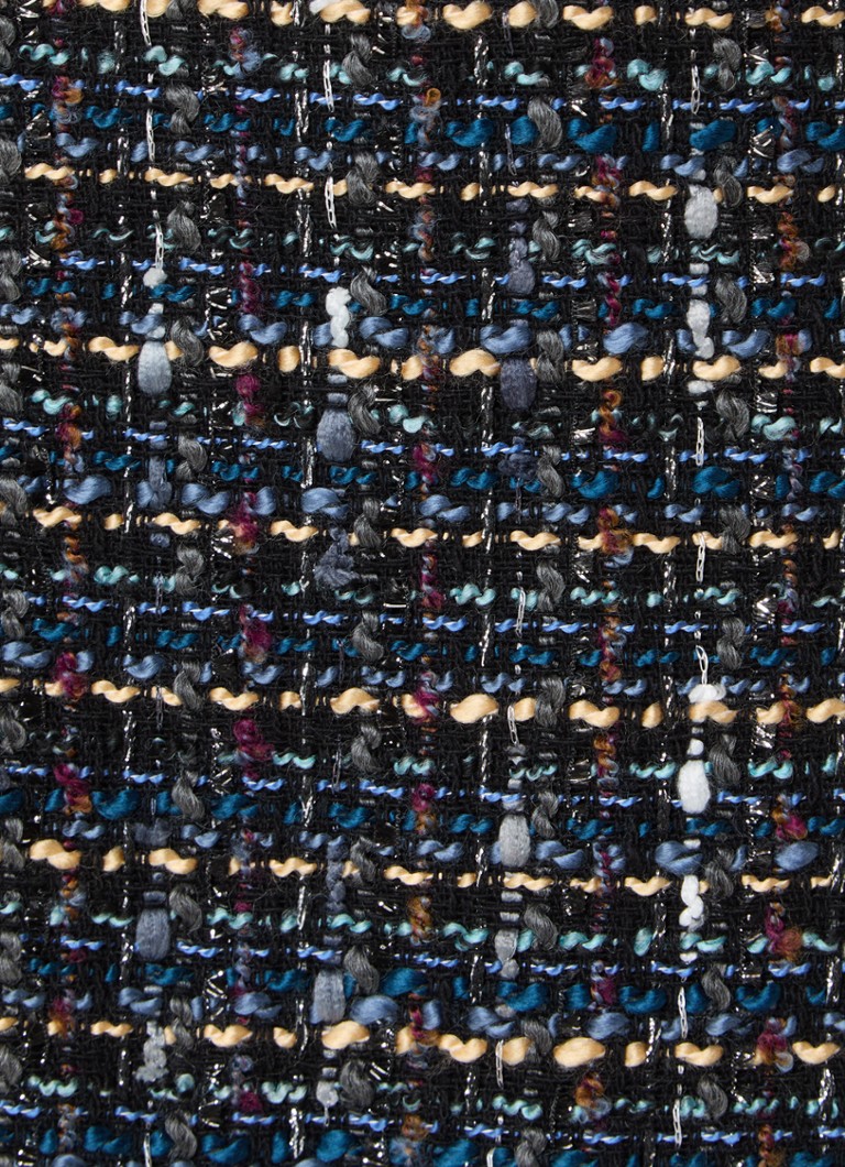 Calças mini culottes HUGO BOSS Tandra com estampa tweed.