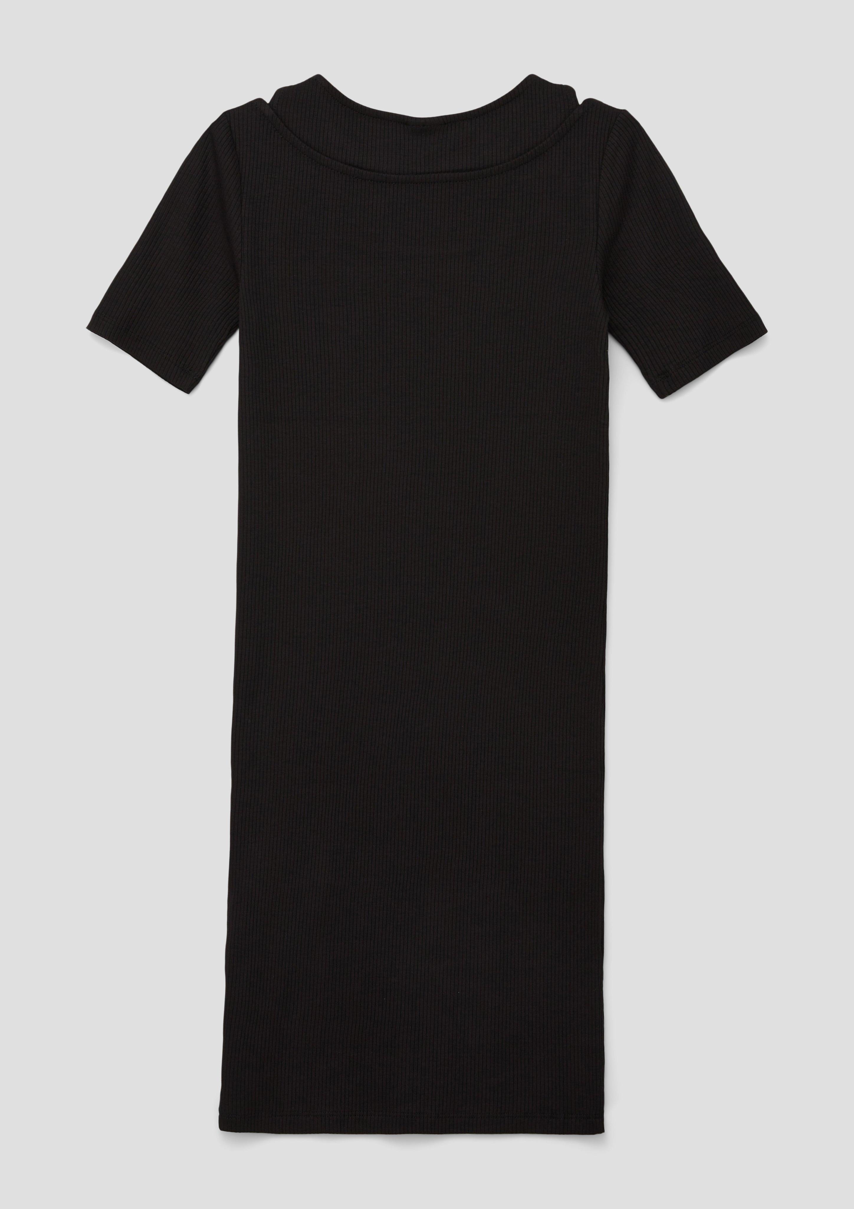 Rippkleid mit 2-in-1-Effekt  2142301-9999